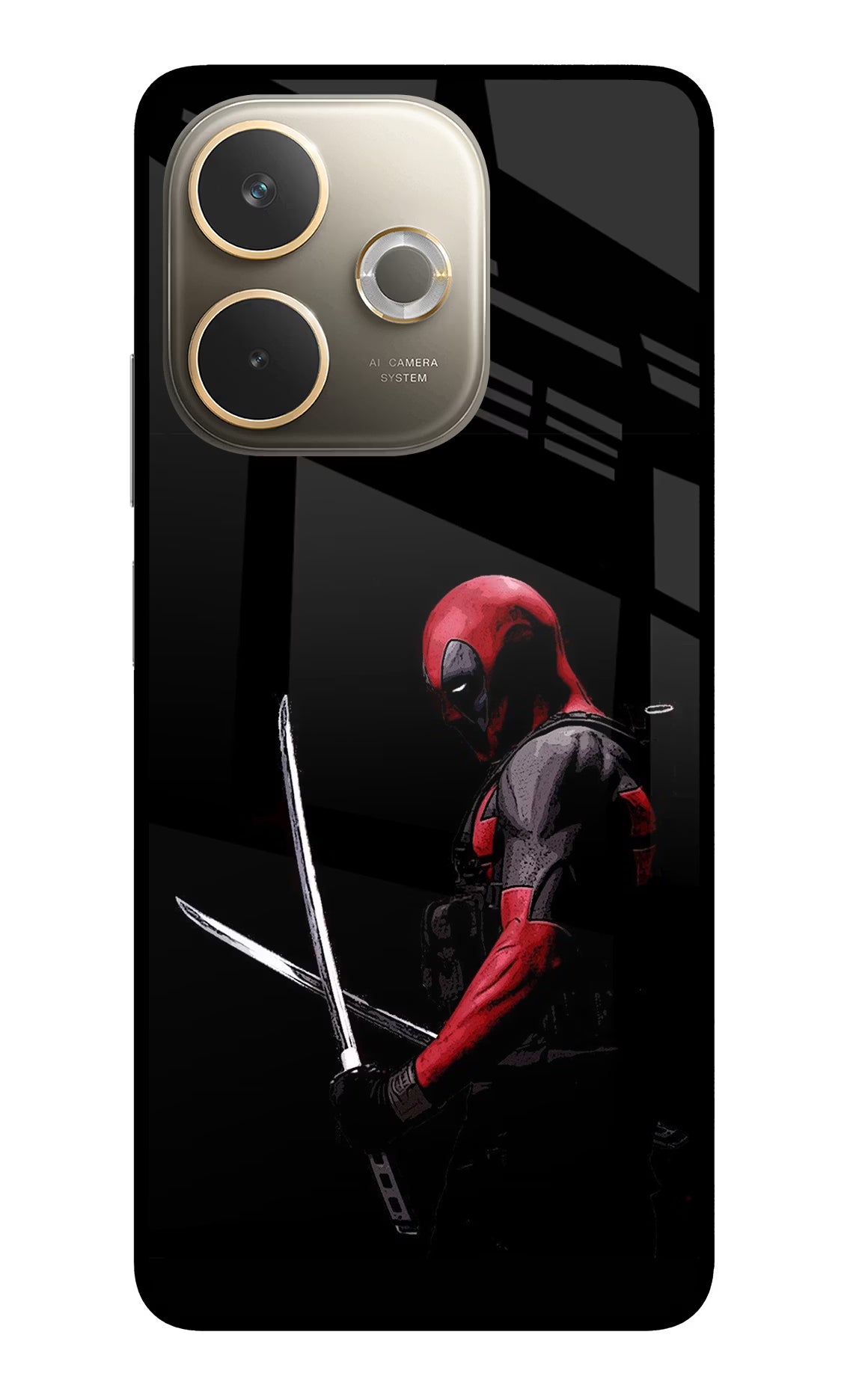 Deadpool Oppo A5 Pro 5G Glass Case Back Cover by Casekaro