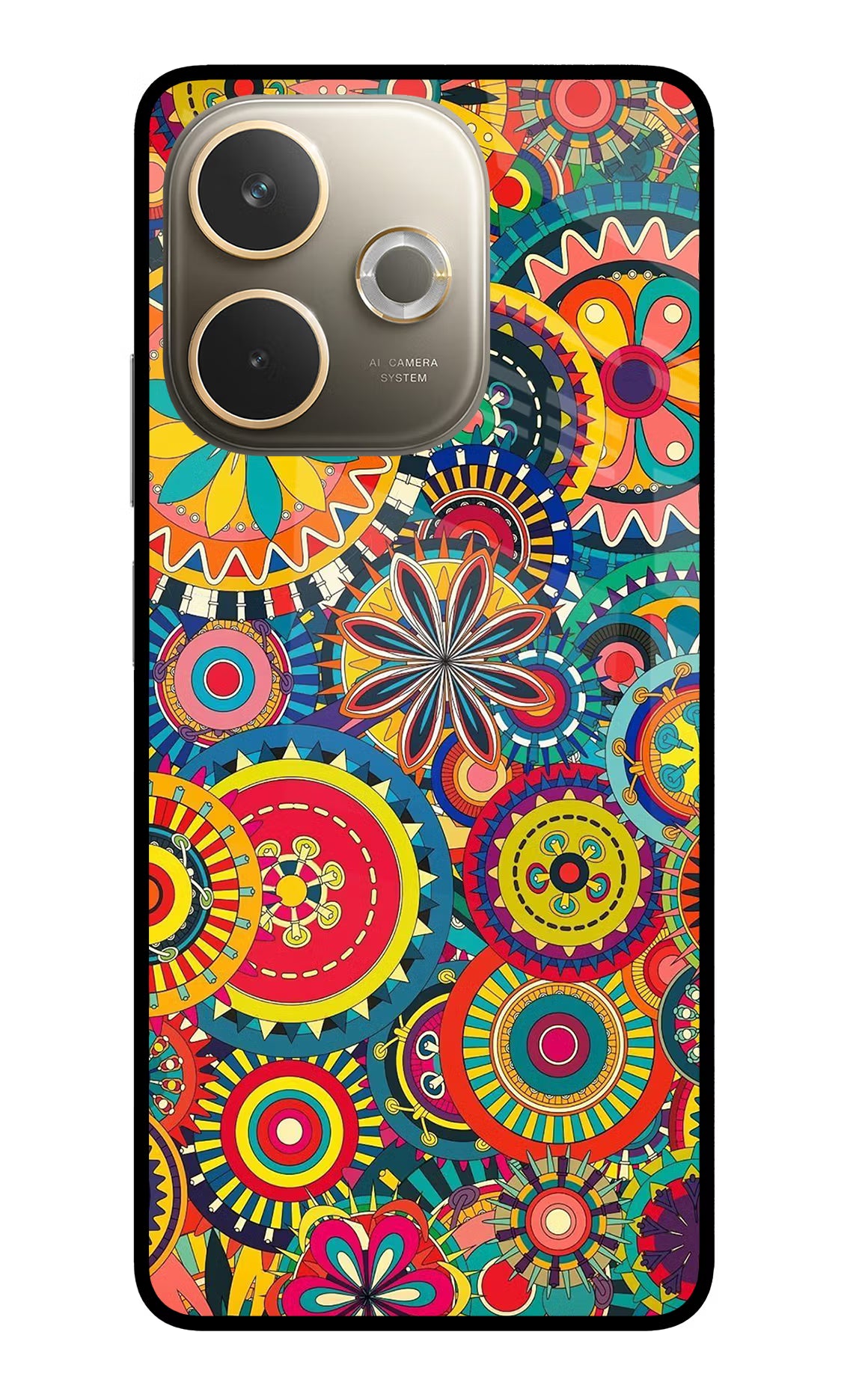 Gol Gol Art Oppo A5 Pro 5G Glass Case