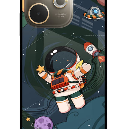 Cartoon Astronaut Oppo A5 Pro 5G Glass Case