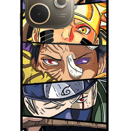 Naruto Character Oppo A5 Pro 5G Glass Case Back Cover by Casekaro