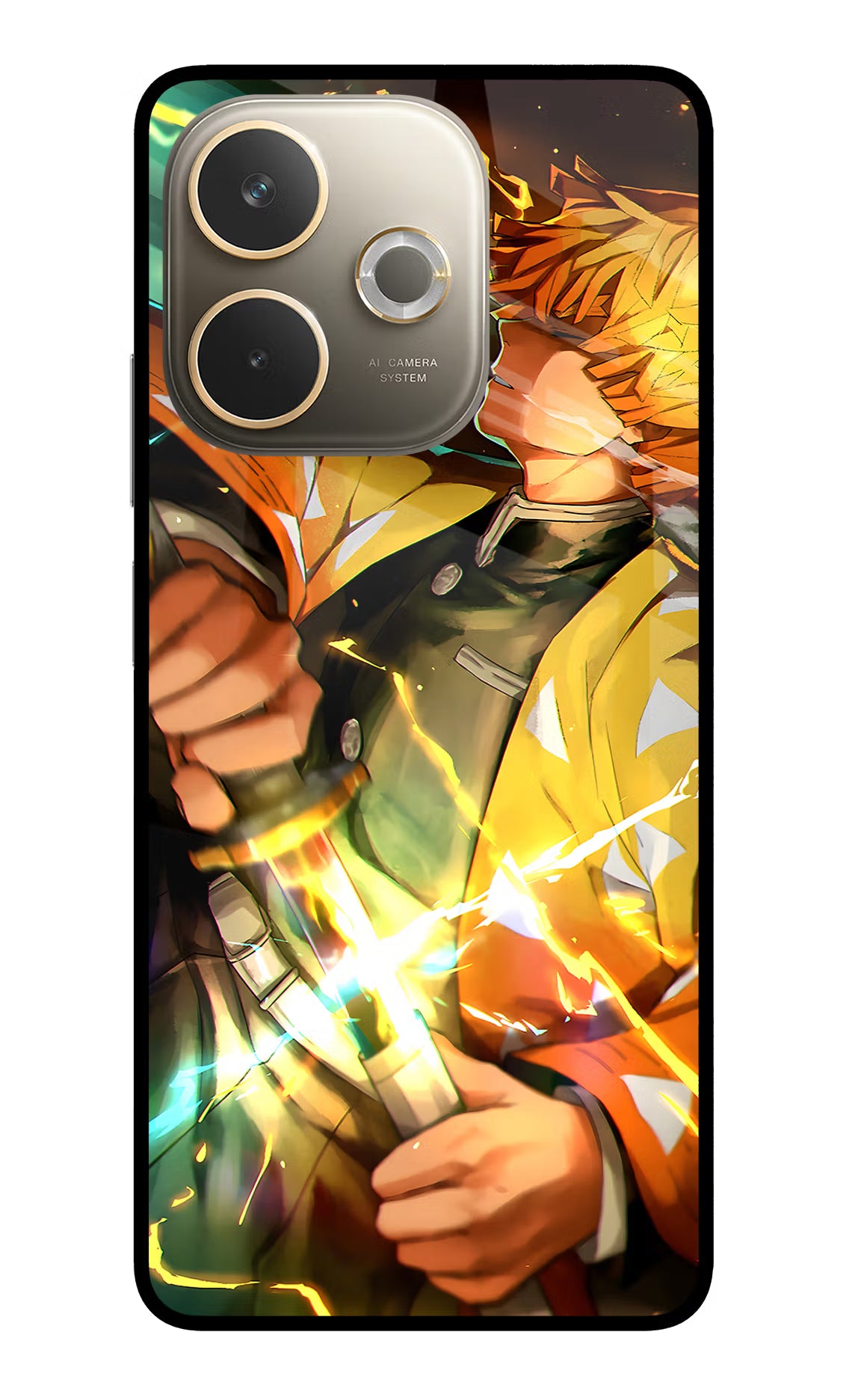 Demon Slayer Oppo A5 Pro 5G Glass Case Back Cover by Casekaro