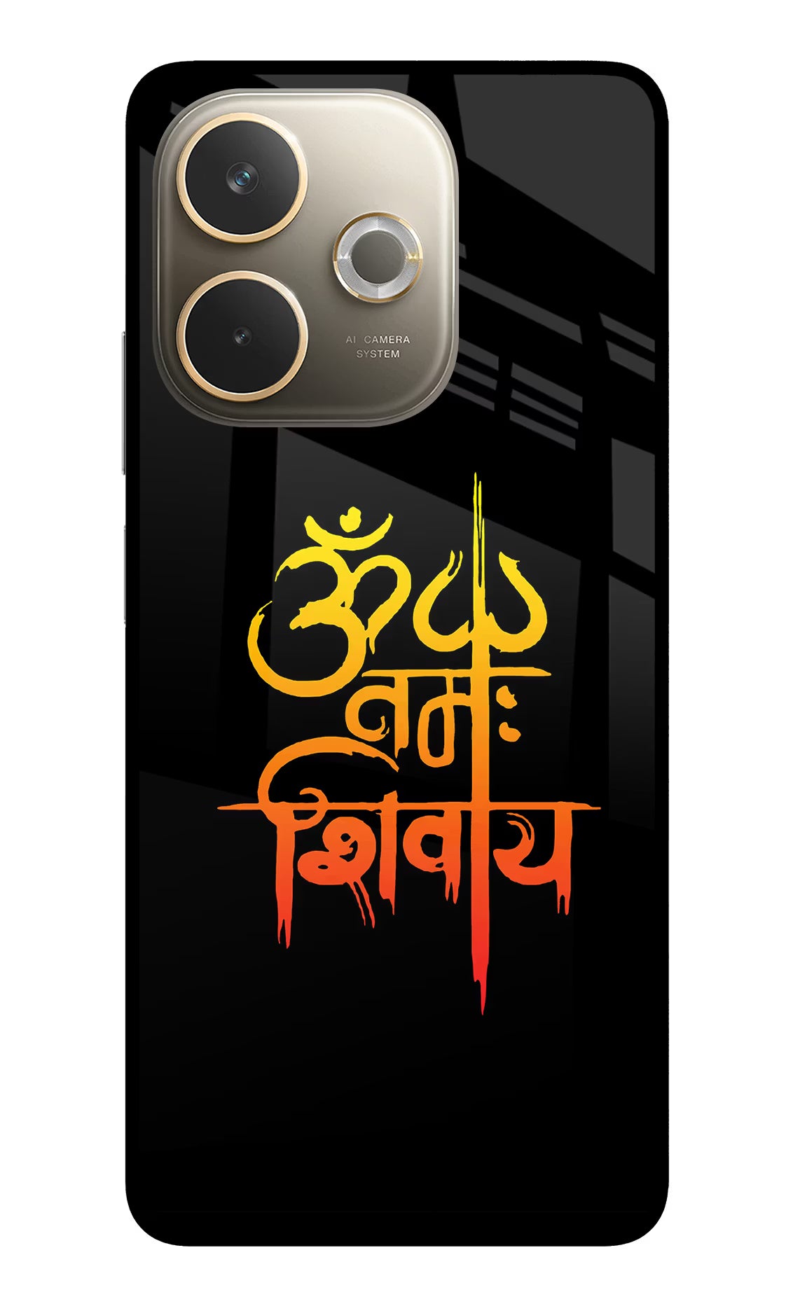 Om Namah Shivay Oppo A5 Pro 5G Glass Case Back Cover by Casekaro