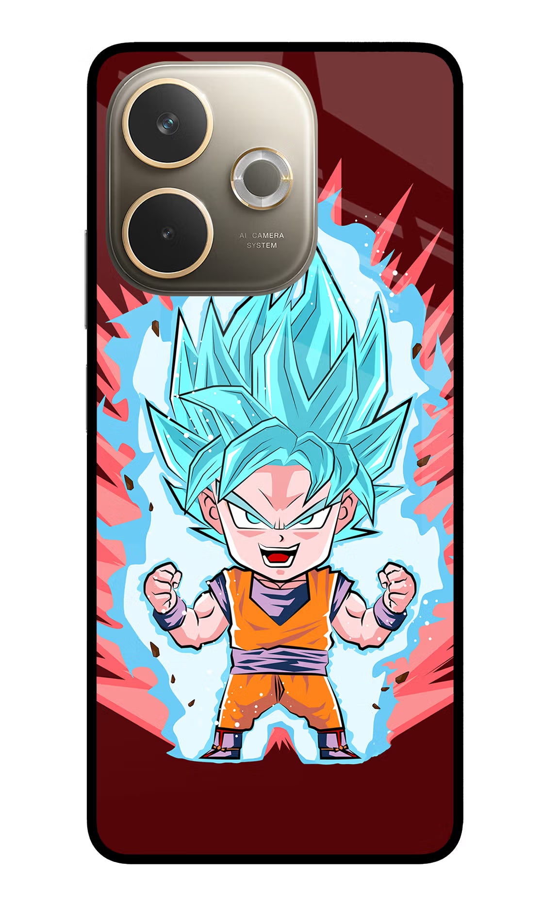 Goku Little Oppo A5 Pro 5G Glass Case