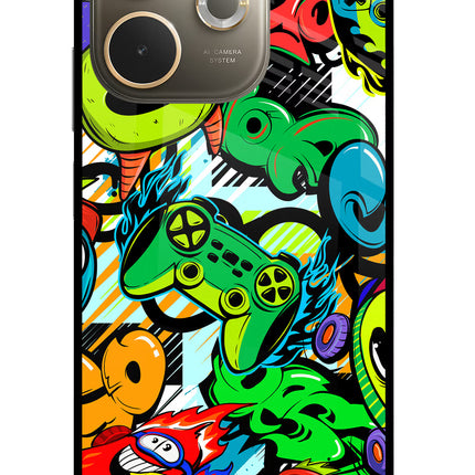 Game Doodle Oppo A5 Pro 5G Glass Case
