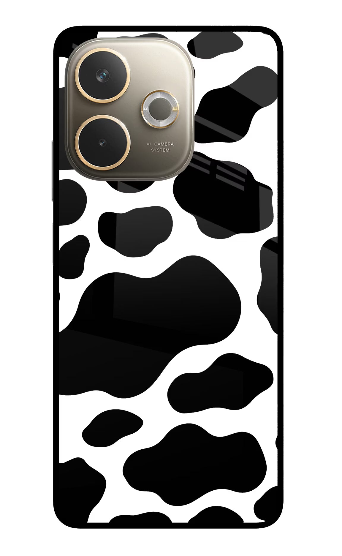 Cow Spots Oppo A5 Pro 5G Glass Case Back Cover by Casekaro