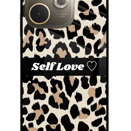 Leopard Print Self Love Oppo A5 Pro 5G Glass Case