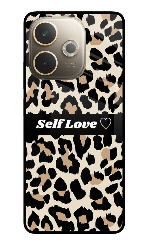 Leopard Print Self Love Oppo A5 Pro 5G Glass Case