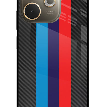 BMW Stripes Pattern Oppo A5 Pro 5G Glass Case