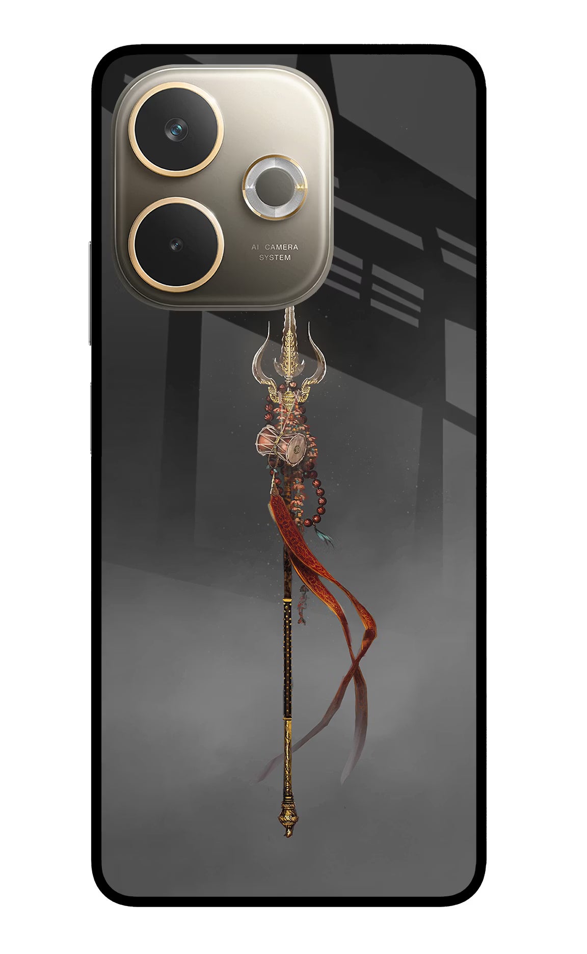 Shiv Trishul Oppo A5 Pro 5G Glass Case