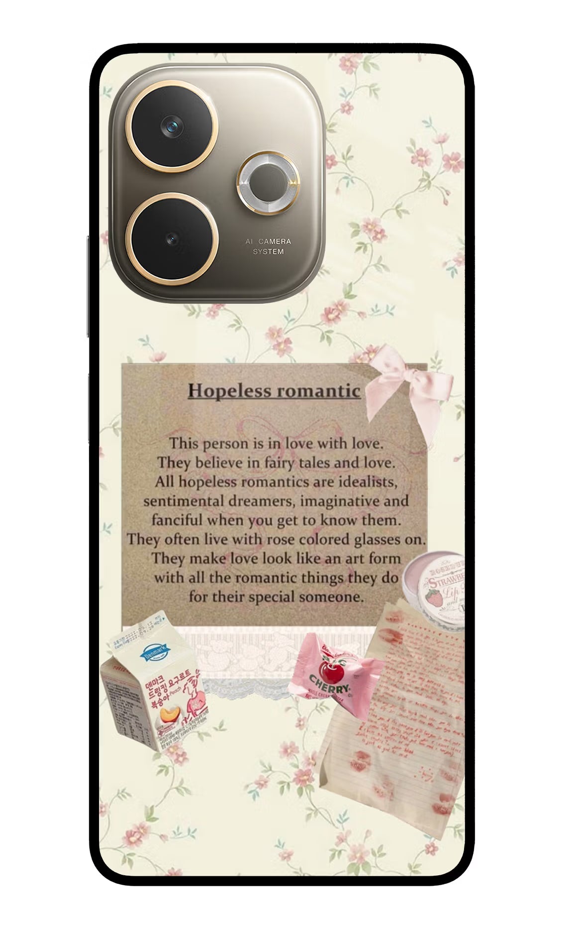 Hopeless Romantic Oppo A5 Pro 5G Glass Case Back Cover by Casekaro