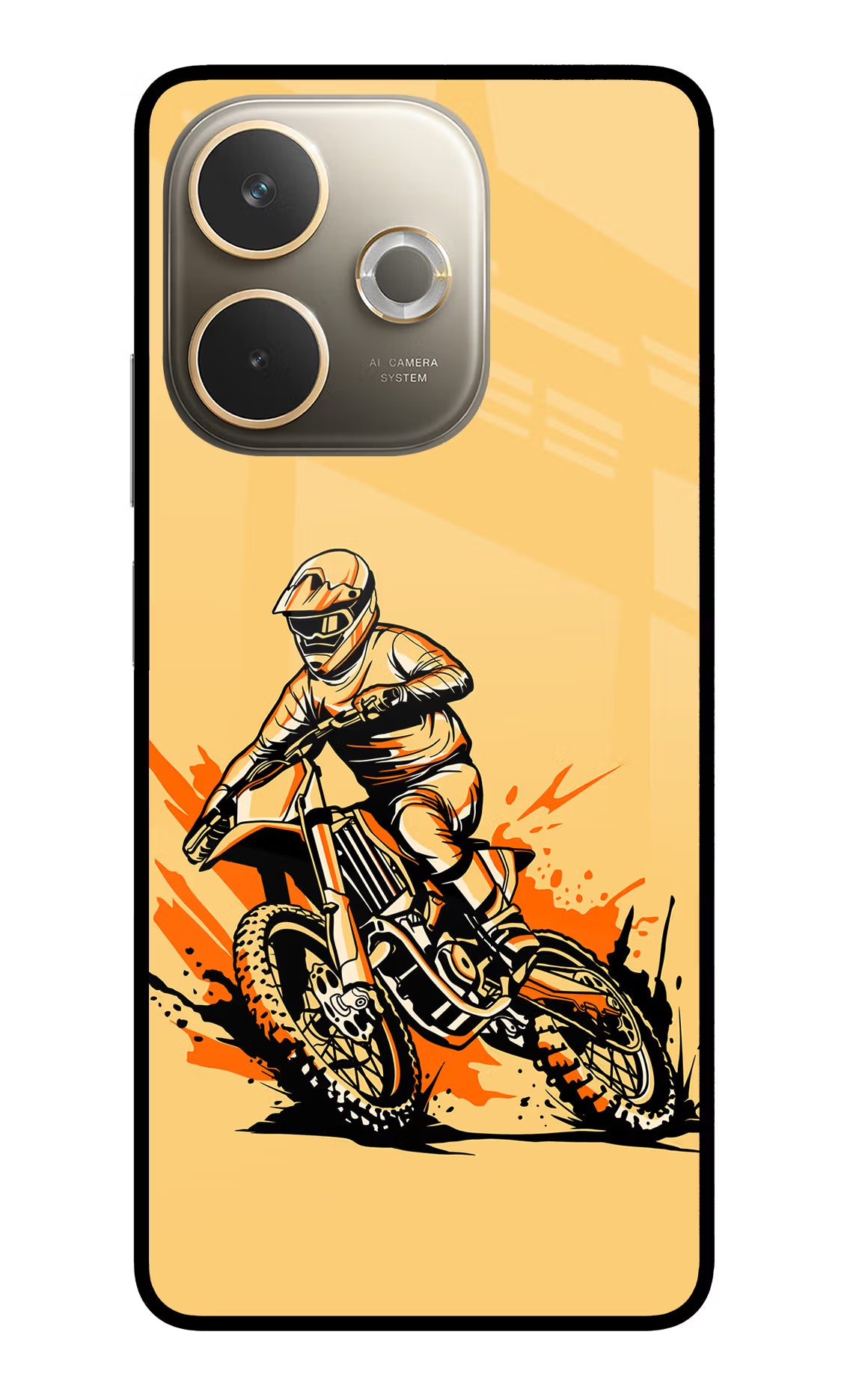 Off-Road Fury Oppo A5 Pro 5G Glass Case Back Cover by Casekaro