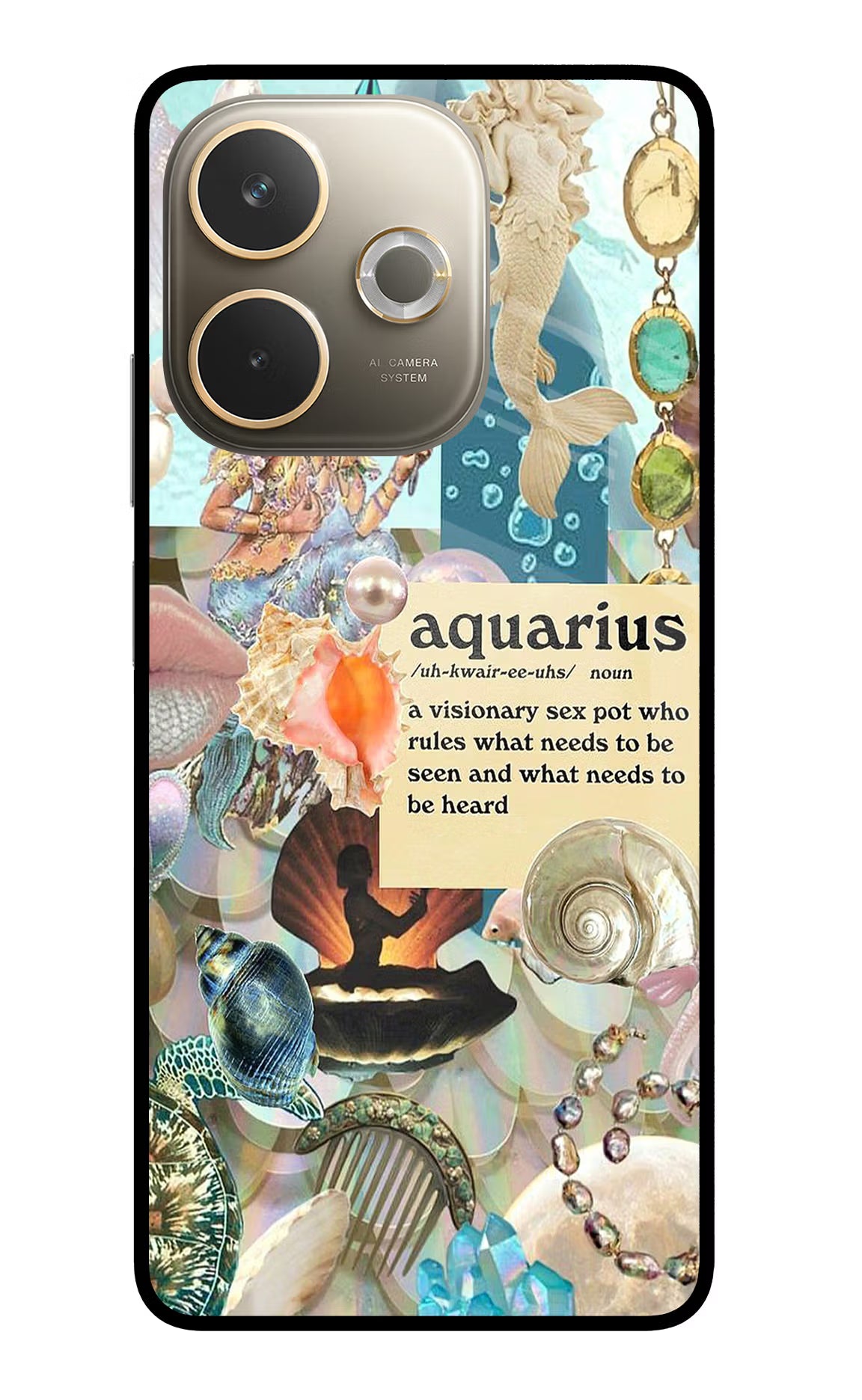 Aquarius Zodiac Oppo A5 Pro 5G Glass Case
