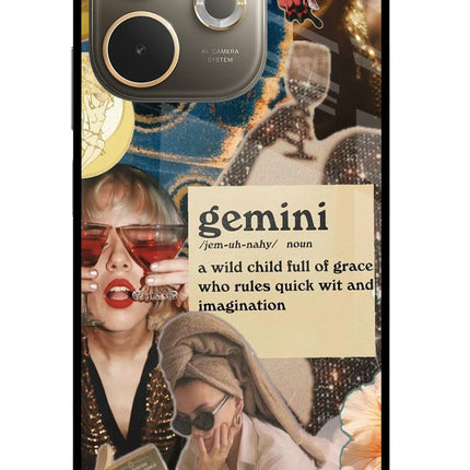 Gemini Zodiac Oppo A5 Pro 5G Glass Case