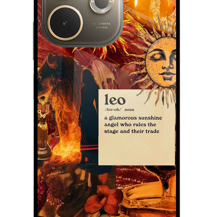 Leo Zodiac Oppo A5 Pro 5G Glass Case