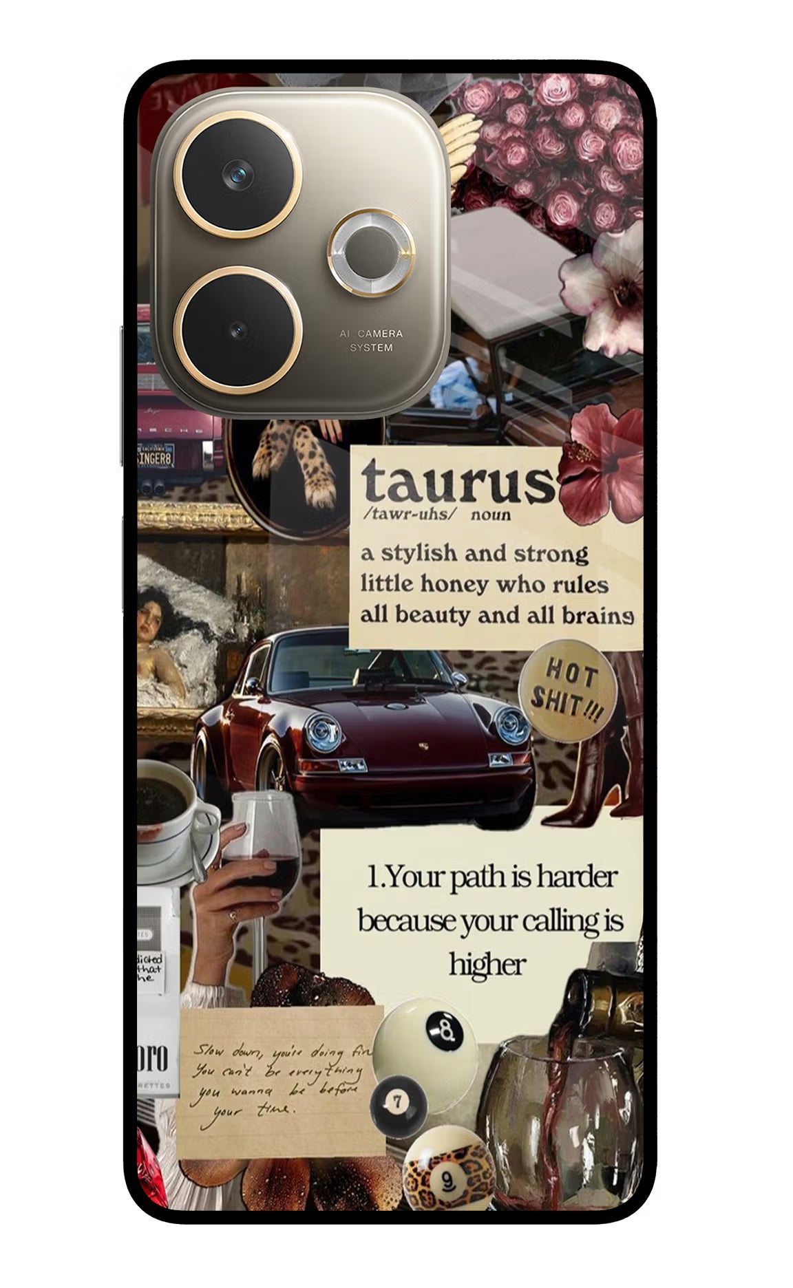 Taurus Zodiac Oppo A5 Pro 5G Glass Case Back Cover by Casekaro