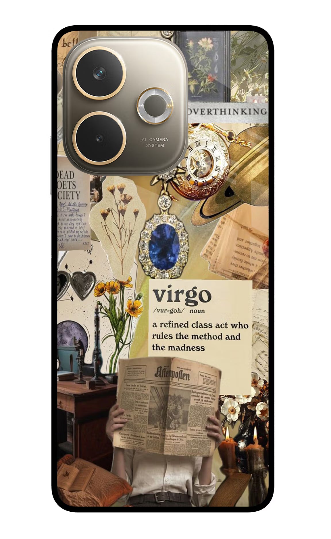 Virgo Zodiac Oppo A5 Pro 5G Glass Case