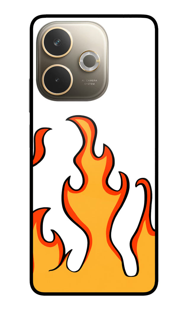 Fired Up – White Oppo A5 Pro 5G Glass Case