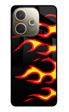 Side Sweep Flames Oppo A5 Pro 5G Glass Case