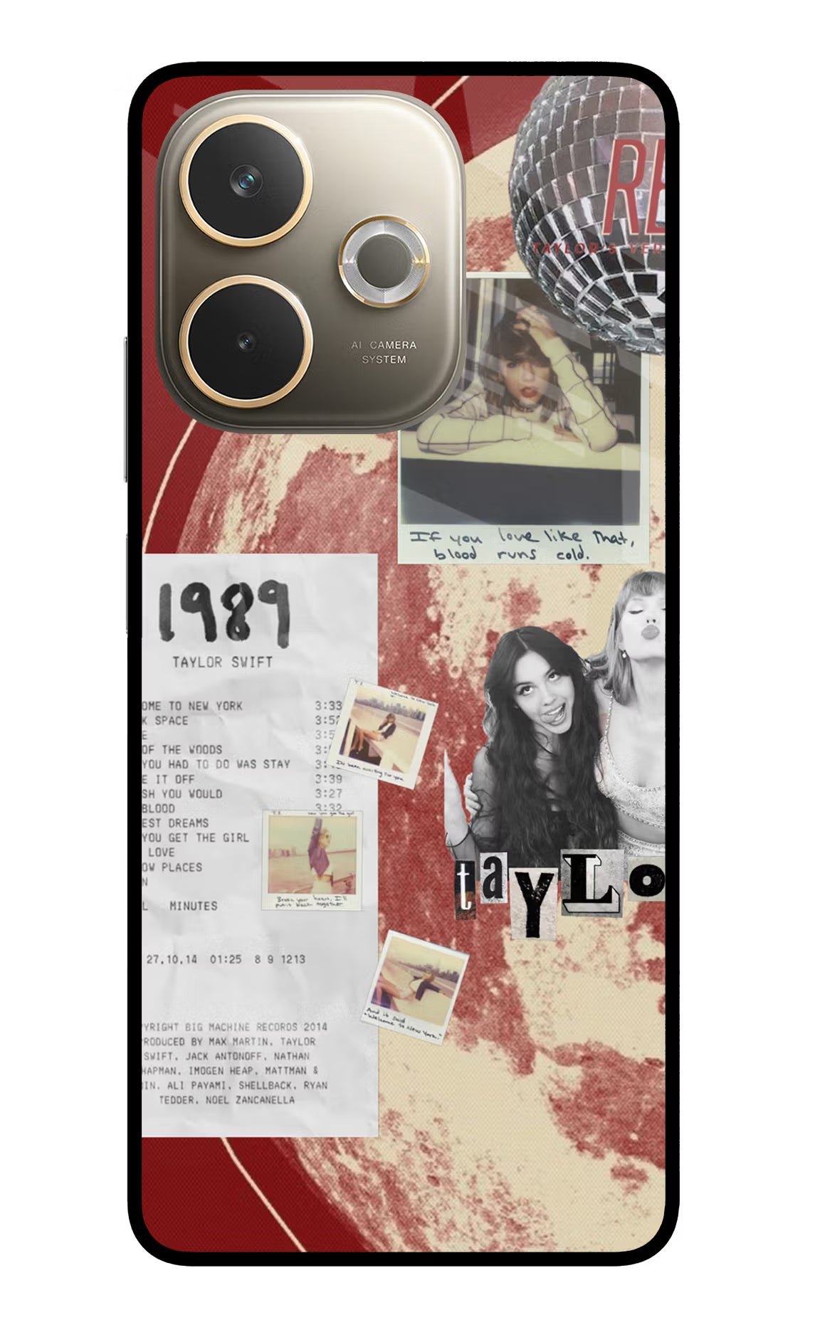 Taylor Swift Oppo A5 Pro 5G Glass Case