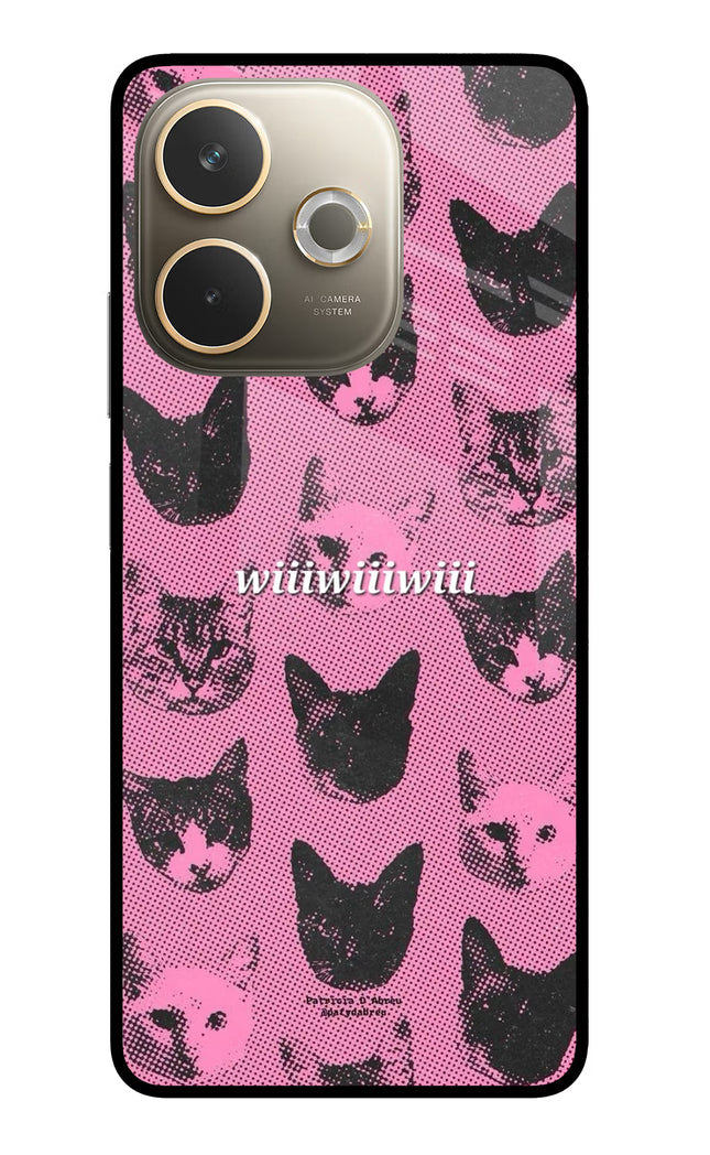 Pink Cats Oppo A5 Pro 5G Glass Case