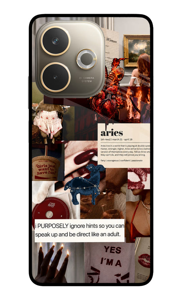 Zodiac Aries Oppo A5 Pro 5G Glass Case
