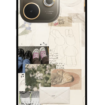 Soft Aesthetic Oppo A5 Pro 5G Glass Case