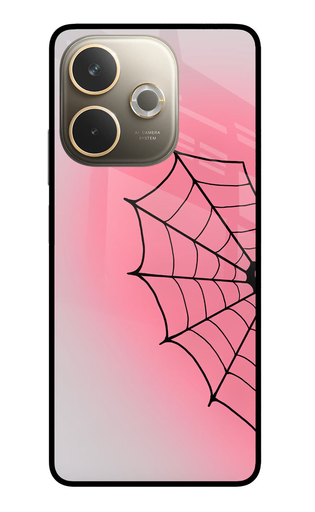 Pink Web Oppo A5 Pro 5G Glass Case