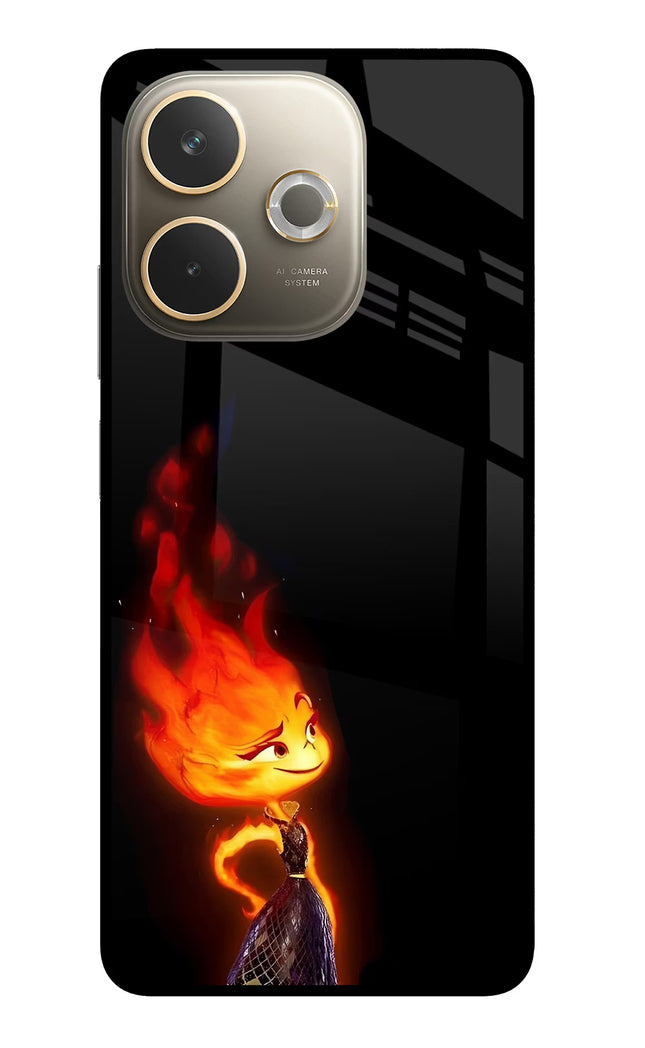 Ember Flame Oppo A5 Pro 5G Glass Case