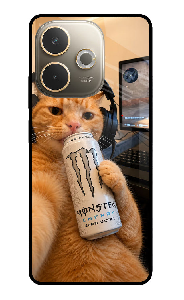 Gamer Cat Energy Oppo A5 Pro 5G Glass Case