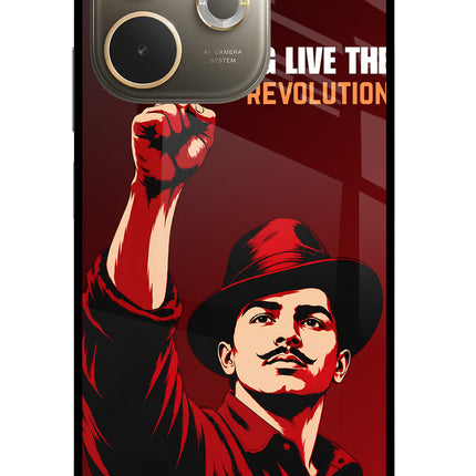Bhagat Singh Revolution Oppo A5 Pro 5G Glass Case