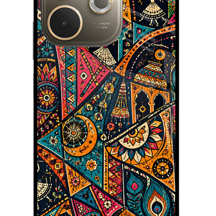Folk Print Oppo A5 Pro 5G Glass Case