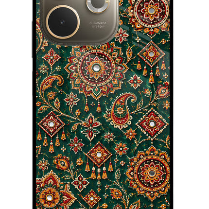 Green Pataka Oppo A5 Pro 5G Glass Case