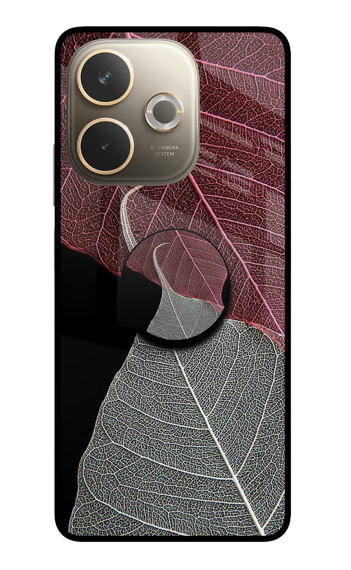 Leaf Pattern Oppo A5 Pro 5G Pop Case by Casekaro