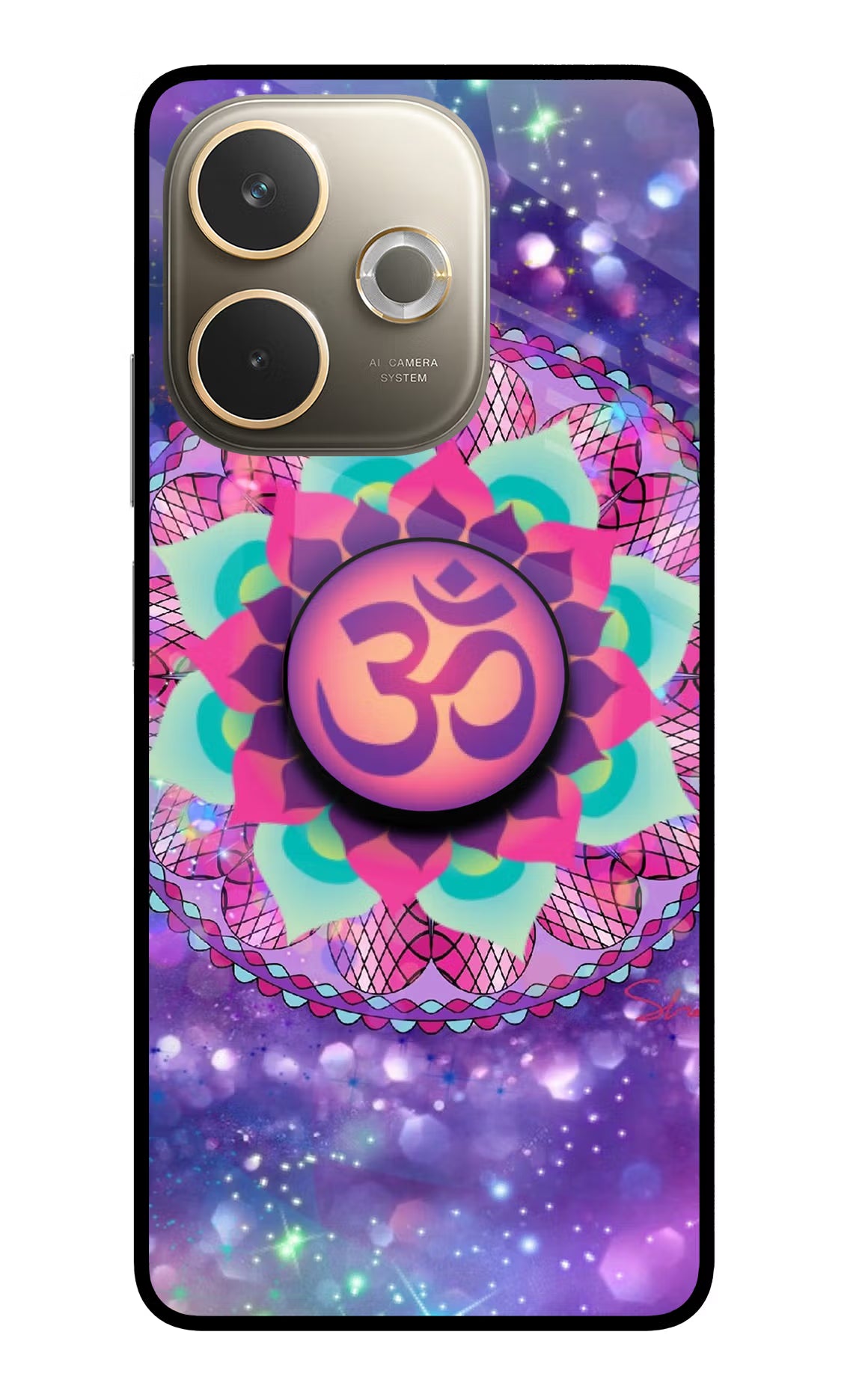 Om Purple Oppo A5 Pro 5G Pop Case by Casekaro