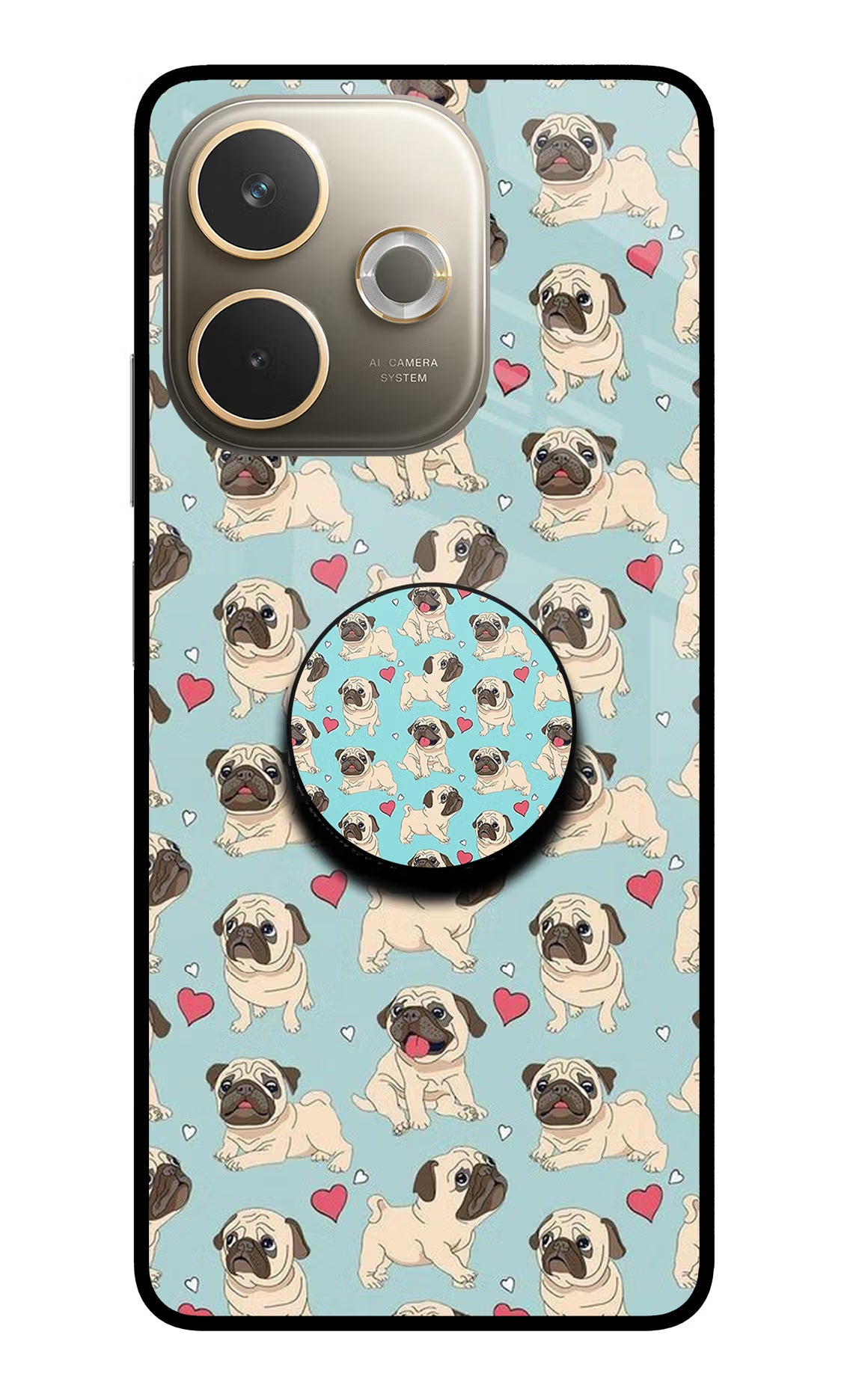 Pug Dog Oppo A5 Pro 5G Pop Case by Casekaro