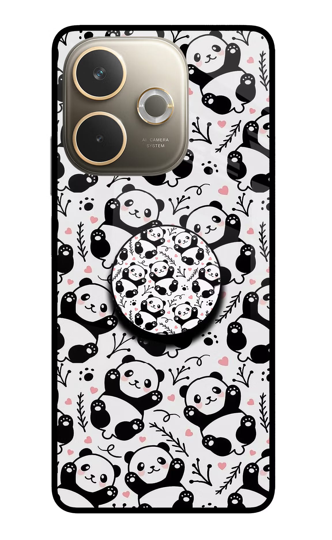 Cute Panda Oppo A5 Pro 5G Pop Case by Casekaro