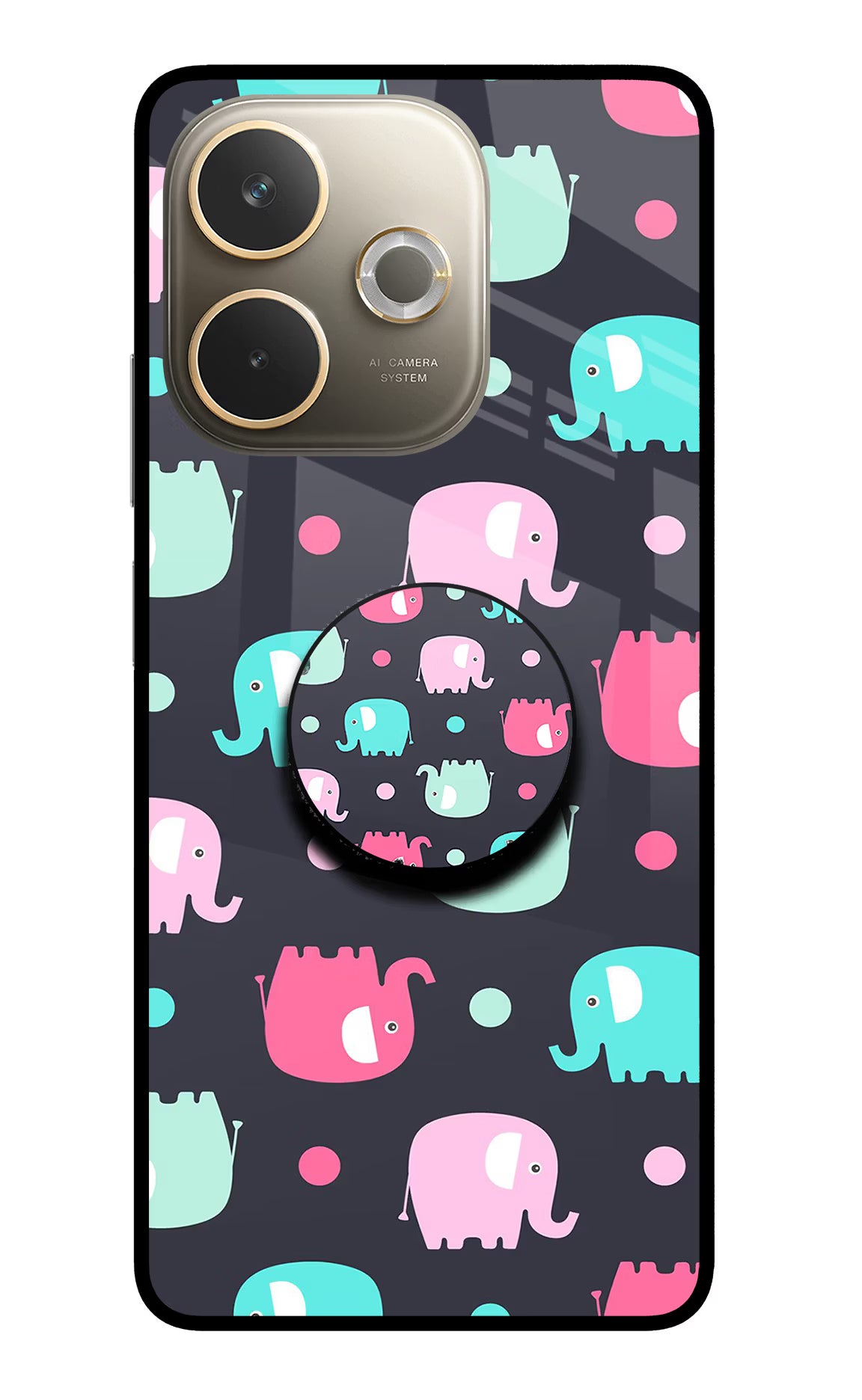 Baby Elephants Oppo A5 Pro 5G Pop Case by Casekaro