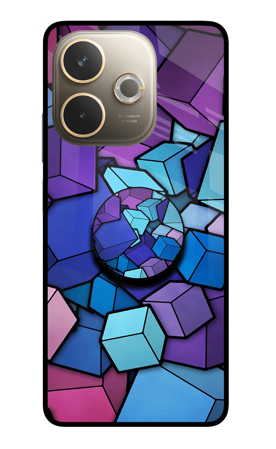 Cubic Abstract Oppo A5 Pro 5G Pop Case by Casekaro