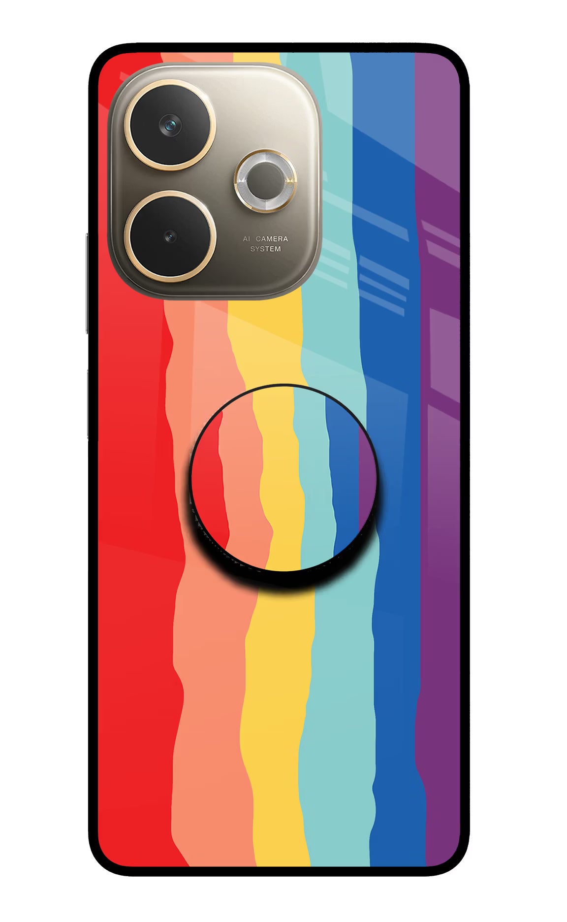Rainbow Oppo A5 Pro 5G Pop Case by Casekaro