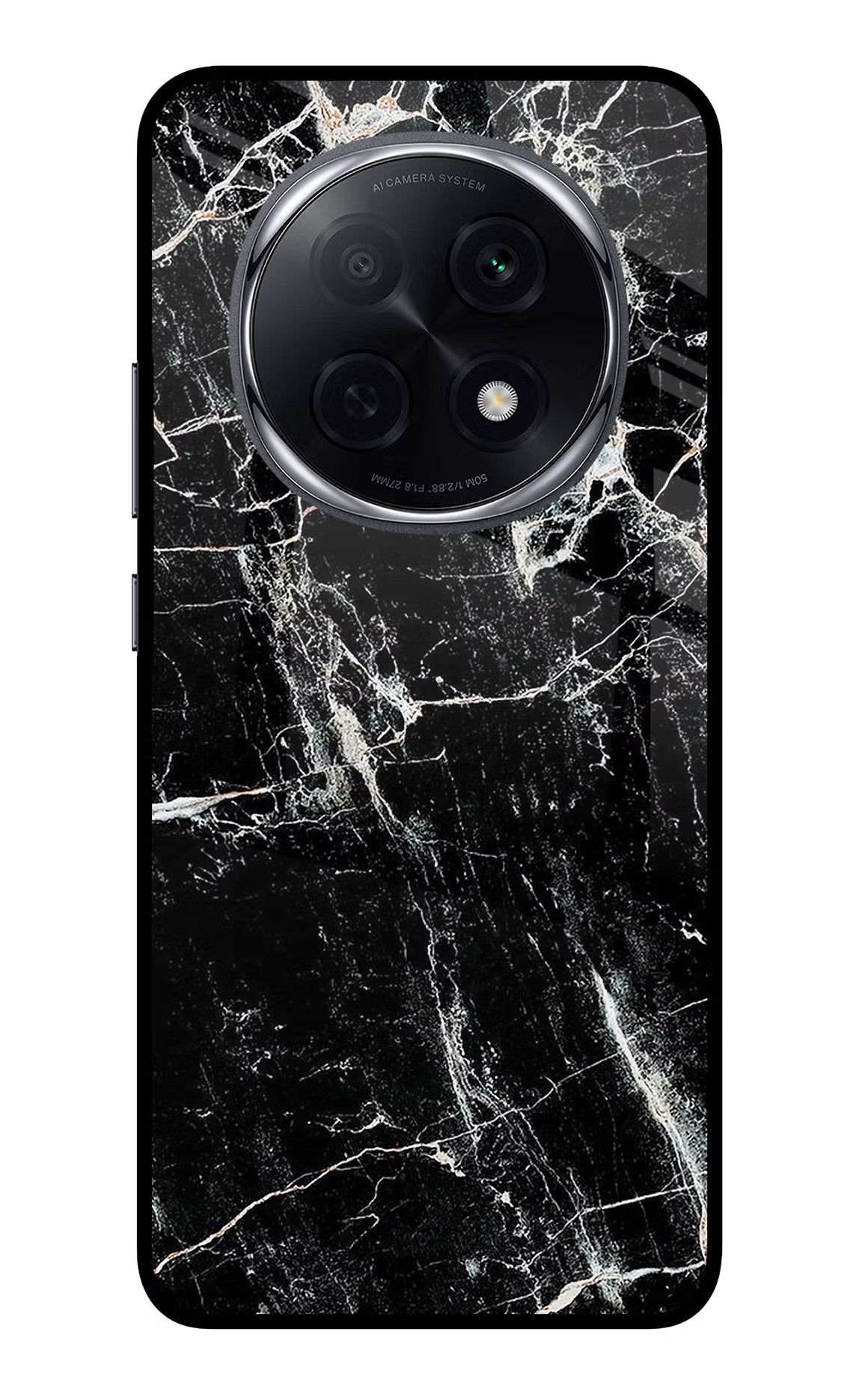Black Marble Texture Oppo F29 Pro 5G Glass Case
