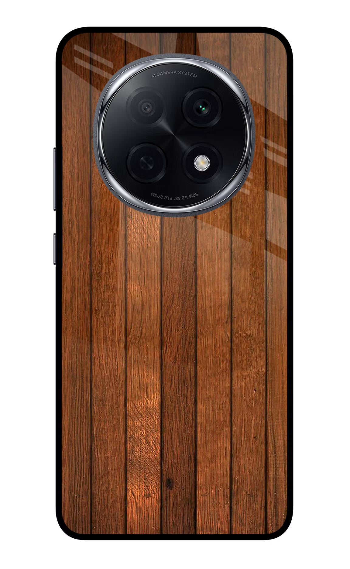 Wooden Artwork Bands Oppo F29 Pro 5G Glass Case Back Cover by Casekaro