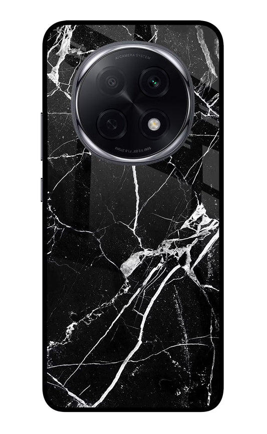 Black Marble Pattern Oppo F29 Pro 5G Glass Case