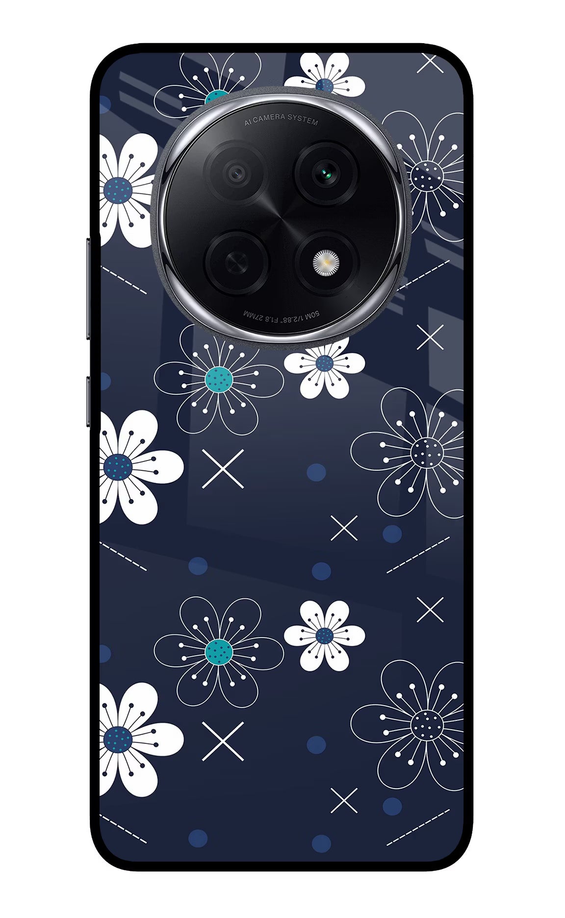 Flowers Oppo F29 Pro 5G Glass Case