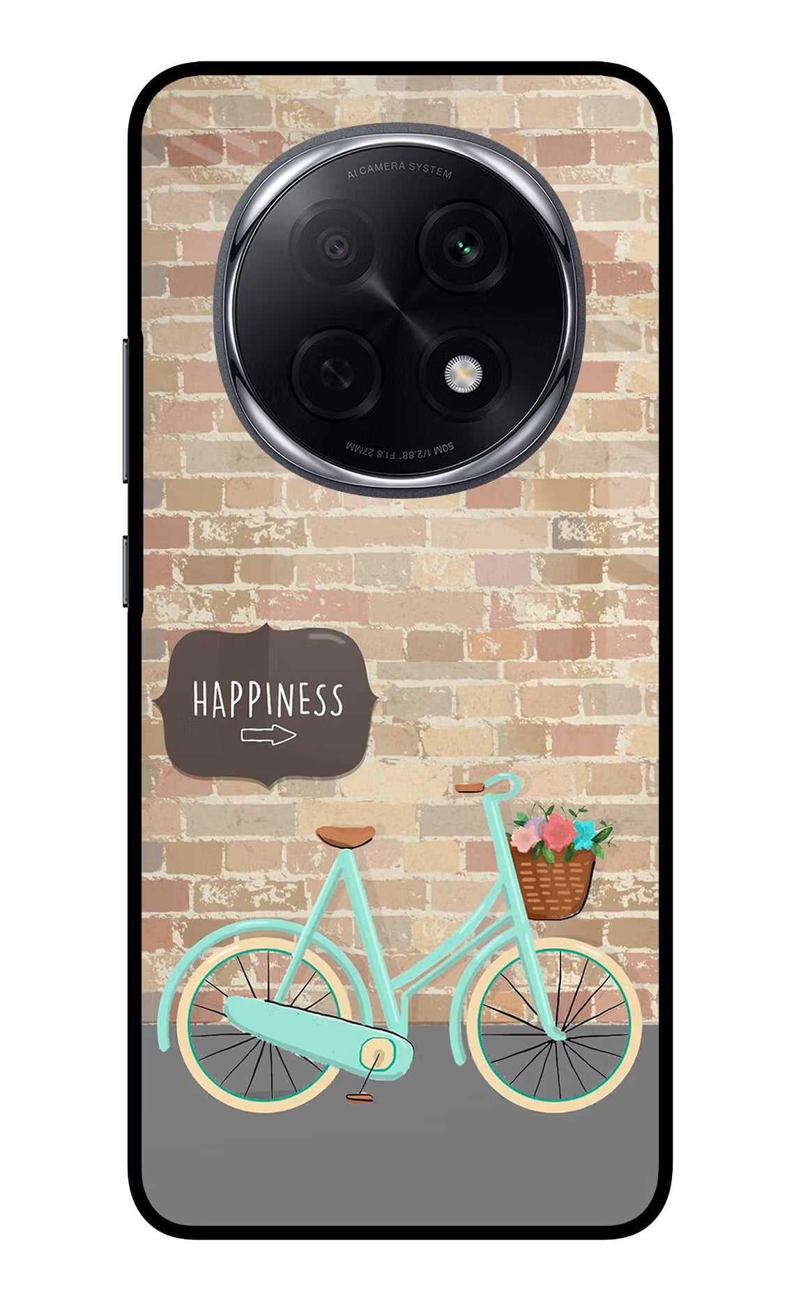 Happiness Artwork Oppo F29 Pro 5G Glass Case Back Cover by Casekaro