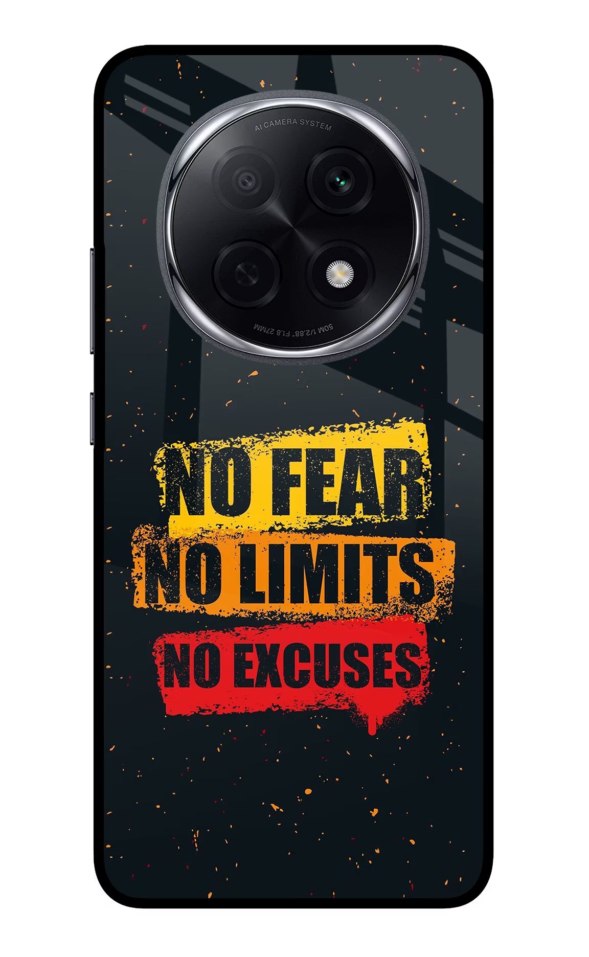 No Fear No Limits No Excuse Oppo F29 Pro 5G Glass Case