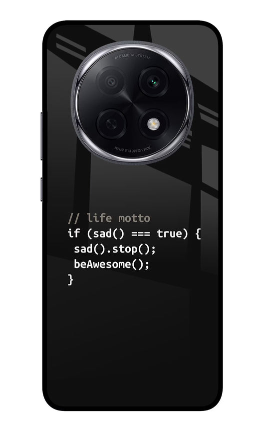 Life Motto Code Oppo F29 Pro 5G Glass Case