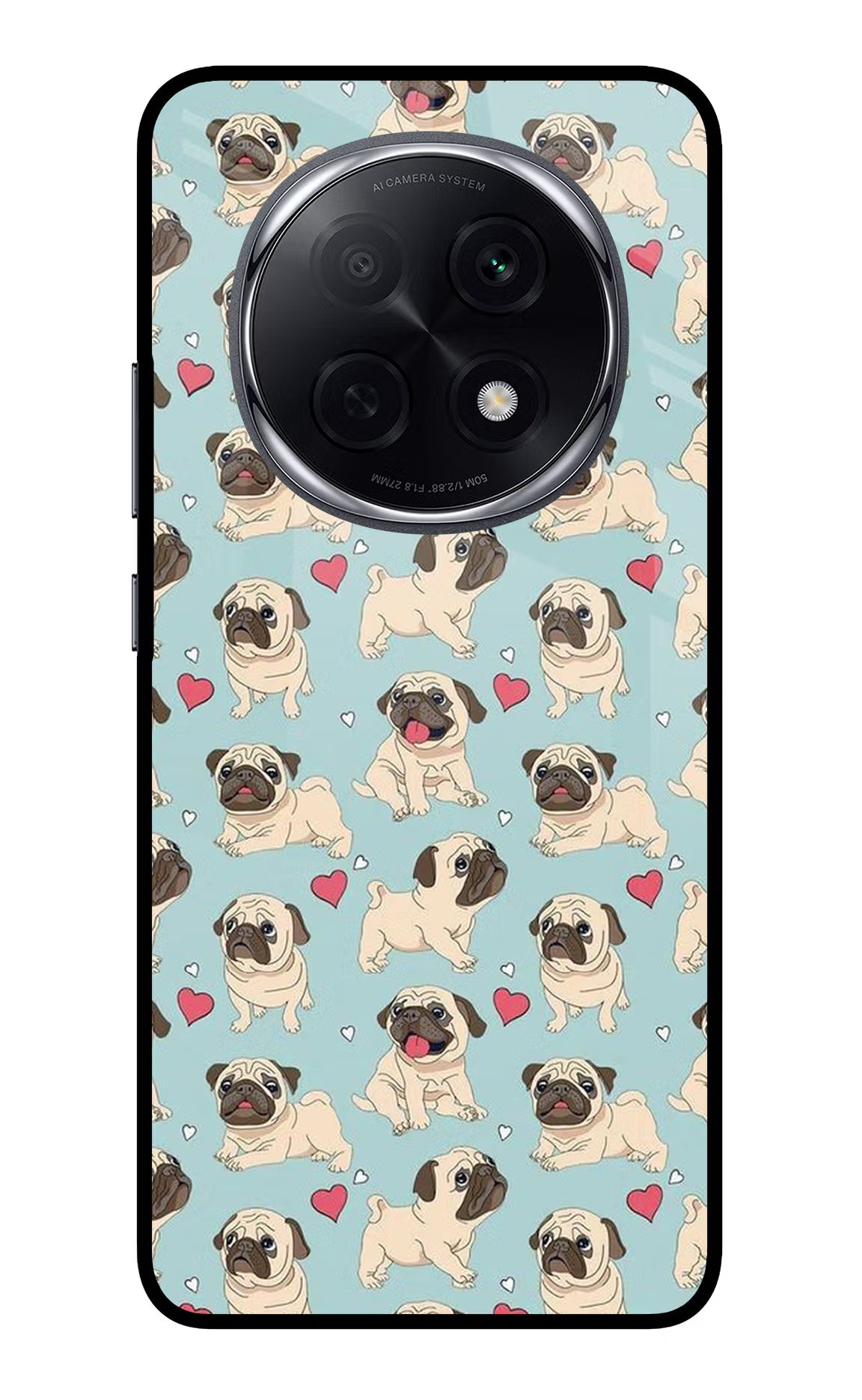 Pug Dog Oppo F29 Pro 5G Glass Case