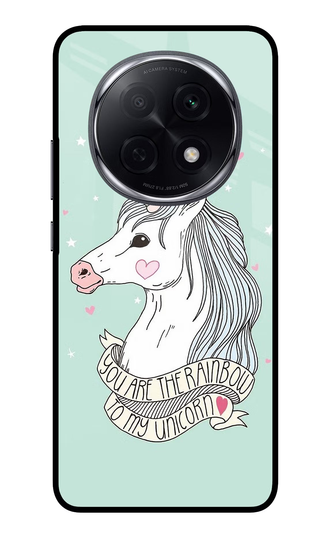Unicorn Wallpaper Oppo F29 Pro 5G Glass Case Back Cover by Casekaro