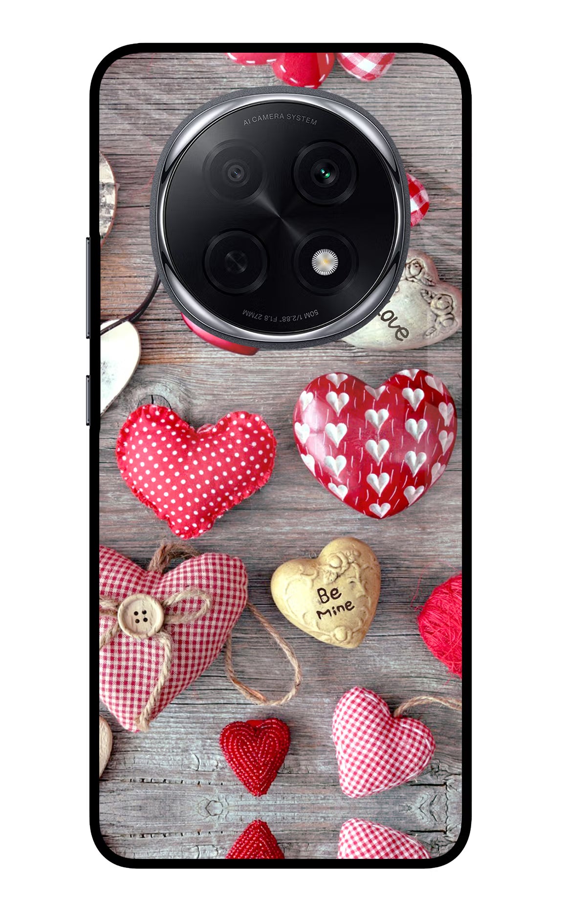 Love Wallpaper Oppo F29 Pro 5G Glass Case Back Cover by Casekaro