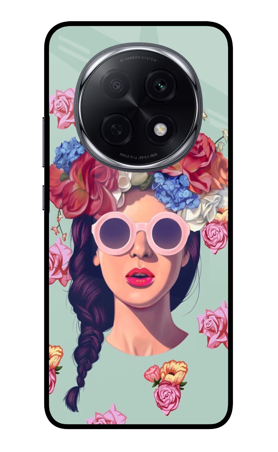 Pretty Girl Oppo F29 Pro 5G Glass Case Back Cover by Casekaro